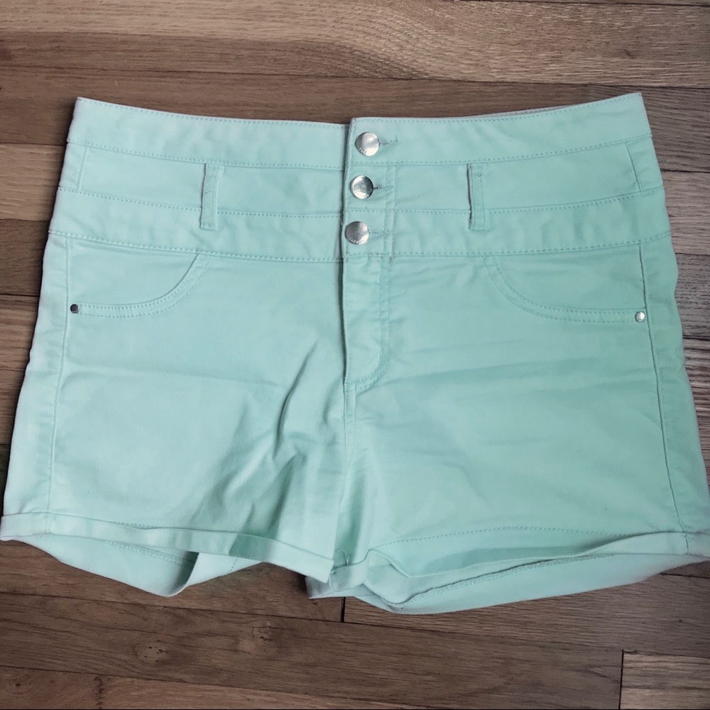 Mint Green Shorts